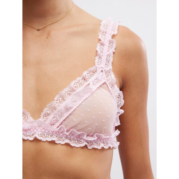 FREE PEOPLE Heart To Heart Bralette / Pink Rose - Picture 5 of 11